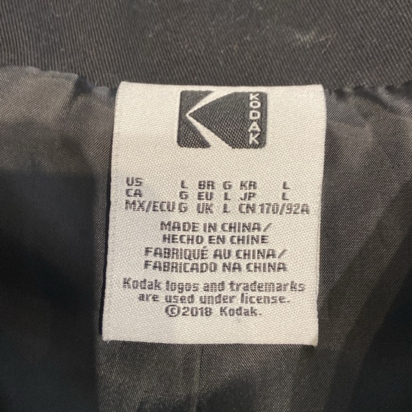 Graphic Kodak Zippered Jacket Size Large - Picture 8 of 11